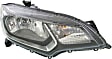 Driver and Passenger Side Headlights, with Bulbs, Halogen, Mexico Built Vehicle, CAPA Certified