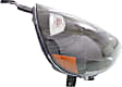 2007 Honda Fit - Driver and Passenger Side Halogen Headlight, With bulb(s), OE Replacement