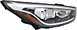 Driver and Passenger Side Halogen Headlight, With bulb(s), OE Replacement