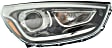 Driver and Passenger Side Halogen Headlight, With bulb(s), OE Replacement, CAPA Certified