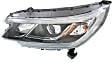 Driver and Passenger Side Halogen Headlight, With bulb(s), OE Replacement