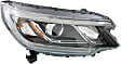 Driver and Passenger Side Halogen Headlight, With bulb(s), OE Replacement