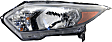 Driver and Passenger Side Headlights, with Bulbs, Halogen, with amber turn signal light
