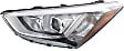 Driver and Passenger Side Halogen Headlight, With bulb(s), OE Replacement