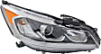 2016-2017 Honda Accord - Driver and Passenger Side Headlights, with Bulbs, Halogen, Sedan, Except Hybrid/LX/Touring Models