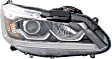 2016-2017 Honda Accord - Driver and Passenger Side Headlights, with Bulbs, Halogen, Sedan, Except Hybrid/LX/Touring Models