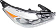 2016-2017 Honda Accord - Driver and Passenger Side Headlights, with Bulbs, Halogen, Sedan, Except Hybrid/LX/Touring Models