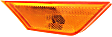 Front, Driver and Passenger Side Side Marker With bulb(s)