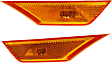 Front, Driver and Passenger Side Side Marker With bulb(s) CAPA Certified