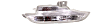 Front, Driver and Passenger Side Turn Signal Light, With bulb(s)