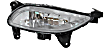 Front, Driver and Passenger Side Fog Lights, With Bulb(s), Halogen