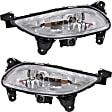 2011-2013 Hyundai Sonata - Front, Driver and Passenger Side Fog Lights, With Bulb(s), Halogen, CAPA CERTIFIED