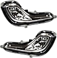 Front, Driver and Passenger Side Fog Lights, With Bulb(s), Halogen