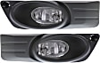 Front, Driver and Passenger Side Fog Lights, With Bulb(s), Halogen