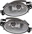 2013-2015 Honda Civic - Front, Driver and Passenger Side Fog Lights, With Bulb(s), Halogen, For Models With Factory Installed Fog Lights, CAPA CERTIFIED