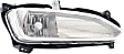 Front, Driver and Passenger Side Fog Lights, With Bulb(s), Halogen