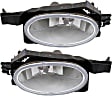 Front, Driver and Passenger Side Fog Lights, With Bulb(s), Halogen