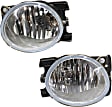 Front, Driver and Passenger Side Fog Lights, With Bulb(s), Halogen