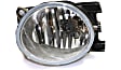 Front, Driver and Passenger Side Fog Lights, With Bulb(s), Halogen