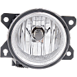 2017 Honda Civic - Front, Driver and Passenger Side Halogen Fog Light, With bulb(s)
