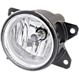 2017 Honda Civic - Front, Driver and Passenger Side Halogen Fog Light, With bulb(s)