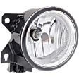 2017 Honda Civic - Front, Driver and Passenger Side Halogen Fog Light, With bulb(s)