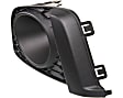 Front, Driver and Passenger Side Fog Light Trims, Textured Black