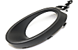 Front, Driver and Passenger Side Fog Light Trims, Textured Black, Coupe