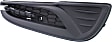 Front, Driver and Passenger Side Fog Light Covers, Textured Black, Sedan, Except Hybrid, For Models Without Fog Lights