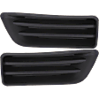 2006 Honda Accord - Front, Driver and Passenger Side Fog Light Cover, Sedan, Black