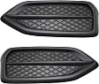 Fog Light Cover - Front, Driver and Passenger Side, Black, Coupe