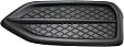 Fog Light Cover - Front, Driver and Passenger Side, Black, Coupe