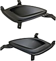 Fog Light Cover - Front, Driver and Passenger Side, Textured Black
