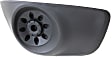 Fog Light Cover - Front, Driver and Passenger Side, Textured Black