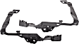Driver and Passenger Side Headlight Brackets, Mexico Built Vehicle