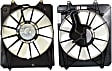 2015 Honda Odyssey EX - Radiator and A/C Condenser Fan Driver and Passenger Side, 6 Cyl 3.5L, Single fan
