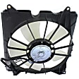 OE Replacement Radiator Fan Driver and Passenger Side, 2.4L, 4Cyl, Single fan