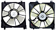 Radiator and A/C Condenser Fan - Driver and Passenger Side
