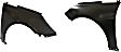 Front, Driver and Passenger Side Fenders