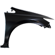 Front, Driver and Passenger Side Fenders, Without turn signal light hole, 2012-2015 Sedan / 2012-2013 Coupe, CAPA CERTIFIED