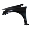 Front, Driver and Passenger Side Fenders, Without turn signal light hole, 2012-2015 Sedan / 2012-2013 Coupe, CAPA CERTIFIED