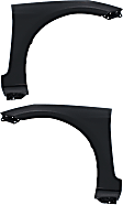 Front, Driver and Passenger Side Fenders, Without turn signal light hole