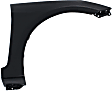 Front, Driver and Passenger Side Fenders, Without turn signal light hole