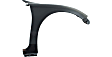Front, Driver and Passenger Side Fenders, Without turn signal light hole, CAPA CERTIFIED