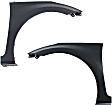 Front, Driver and Passenger Side Fenders, Primed, (Exc. Touring Model), CAPA CERTIFIED