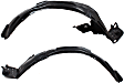 Front, Driver and Passenger Side, Fender Liner