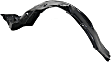 Front, Driver and Passenger Side, Fender Liner, 2-Door, Coupe