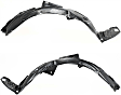 Front, Driver and Passenger Side, Fender Liner