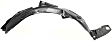 Front, Driver and Passenger Side, Fender Liner