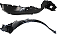 Front, Driver and Passenger Side, Fender Liner